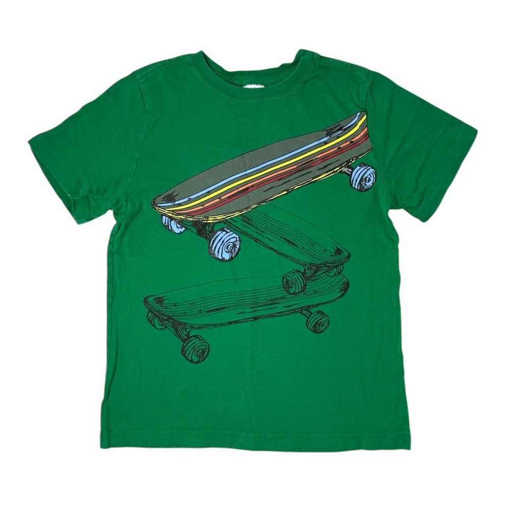 Hanna Andersson Skateboard Graphic Tee Shirt 8 (130)